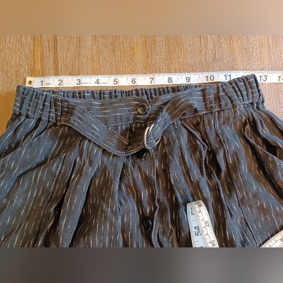 Handwoven PUENTE Guatemala Vintage Skirt Pleated Button up Midi 100% cot… - Picture 12 of 12